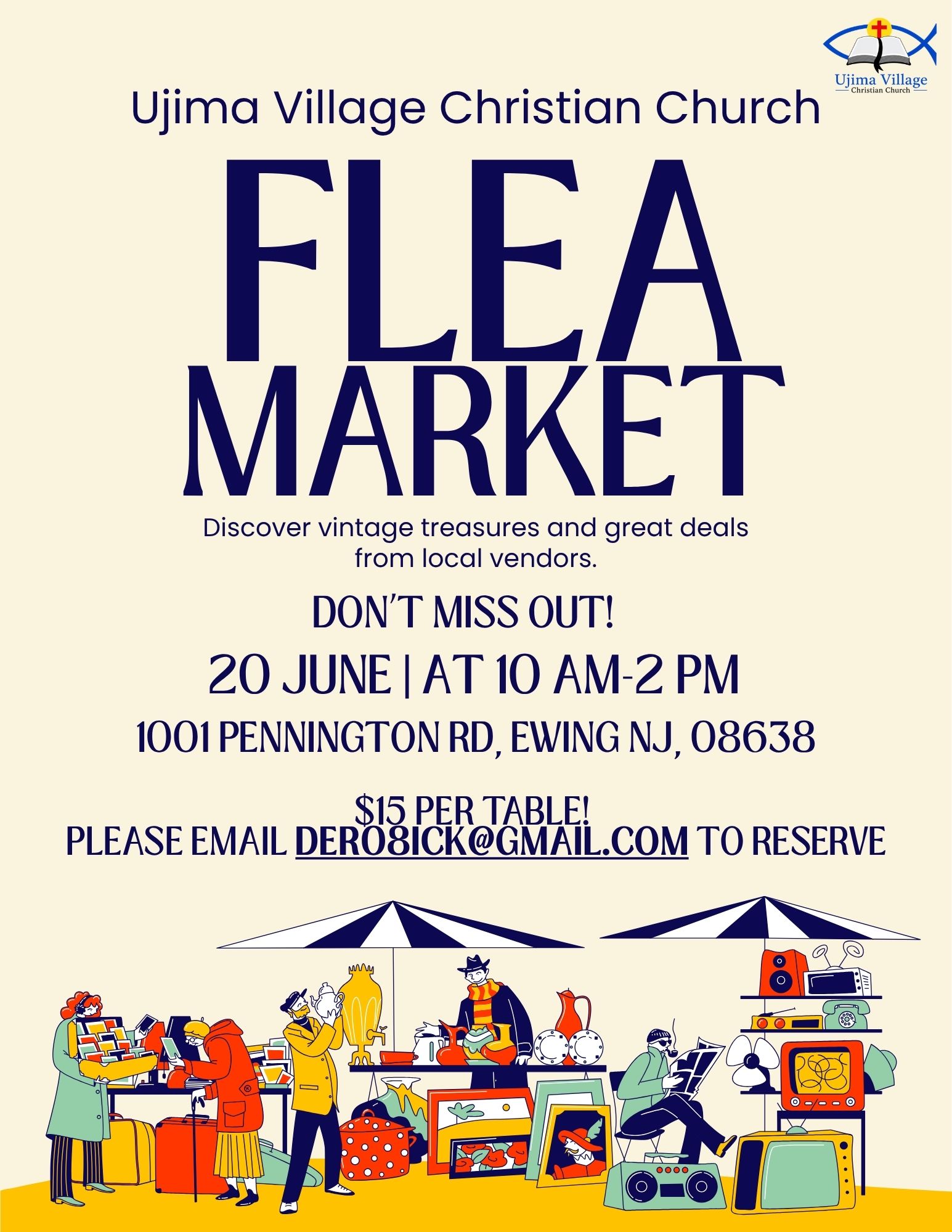 Flea Market - 20 June Flier